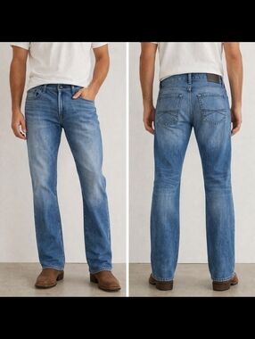 ✨Express Blake Bootcut Jeans Light Wash 33x27 Loose Fit